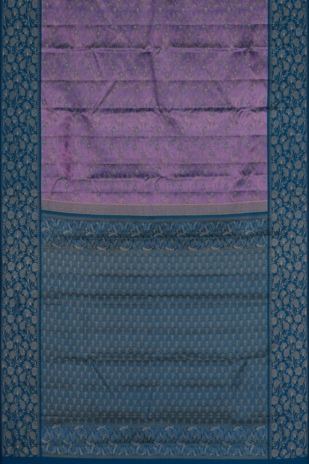 Image of Kanchipattu Brocade Purple Saree
